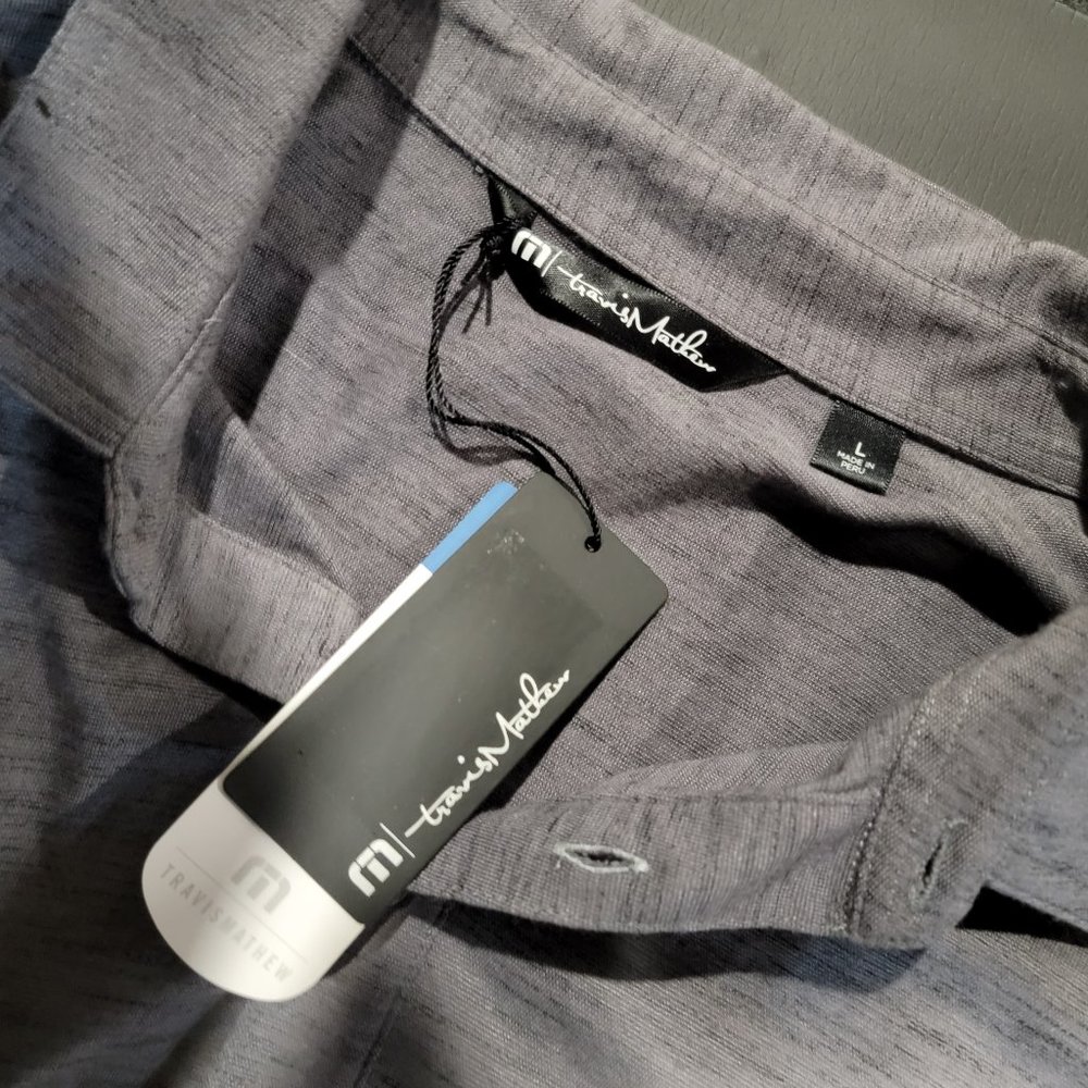 TravisMathews short sleeve Polo men's shirt